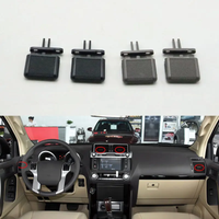 Car A/C Air Conditioner Vents Air Conditioning Outlet Tab Clip For Toyota Land Cruiser Prado LC150 2010-2017 4Pcs/Set