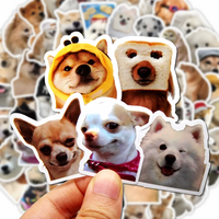 AliExpress LOLEDE 10/50/100pcs Funny Dog Stickers Cartoon Cute Decals Toy Stationery Guitar Phone Bicycle Laptop Luggage Car Graffiti Kids Sticker