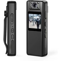 BOBLOV A22 Digital Mini Body Camera 1080P Sports DV HD Screen Magnetic Night Vision Small Camera Nanny Camcorder Police