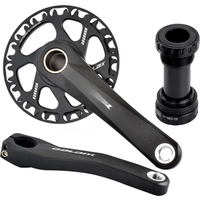 AliExpress GOLDIX Children Bicycle Crankset 110mm/127mm/140mm/150mm/155mm/160mm Crank MTB Kid Crankset 28T-38T Chainring for Shimano SRAM