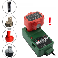 Battery Charger for Makita 6010D 6261D 6226DWE 6270D 6270DWE 6271D 6271DWE Replacement Charger 7.2V 9.6V 12V 14.4V 18V