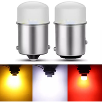 1X P21W 5W LED Bulb 1156 1157 BA15S BAU15S BAY15D Led Car Signal Lamp R5W R10W DRL Daytime Running Light 12V Auto White Red
