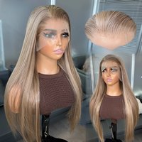 Long Free Deep Part Highlights Color Heat Resistant Wig 13x6 Glueless Silky Straight Futura Synthetic Lace Front Wigs Daily Used