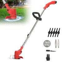 Seeiswork-cortacésped eléctrico de mano, 500W, recargable, ajustable, plegable, desbrozadora de jardín, herramienta eléctrica para el hogar,