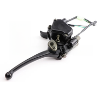 AliExpress 22mm Dual Double Handle Brake Lever With Front Brake Throttle Assemble for 50cc 70 90 110cc 125cc ATV Quad Bike Buggy Motorcycle