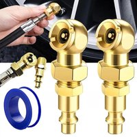 AliExpress NONE Inflator Air Chuck Set Brass 1/4NPT Air Compressor Tire Inflator Attachment Inflator For Car Truck Quick Gas Pipe Bicycle
