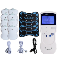 Dual Channel Massager Machine Back Neck Electrode Massage Machine Muscle Fitness Relaxing 8 Modes Electrode Patch Accessories