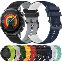 20mm 22mm Replacement Strap for HUAWEI WATCH Silicone Band GT 5 4 46mm Watch 4 Pro GT 3 2 Pro Sports Wristbands Bracelets Correa
