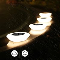 4PCS Solar Lights, Landscape Buried Light, Garden Super Bright Lawn Lamp, Outdoor Waterproof Lighting, for Yard, Terrace, Villa