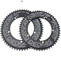 AliExpress Deckas 144BCD 44T-56T Tooth Fixed Gear Fixie Round Chainring Crown Track Bike 144 Bcd Special Single Speed Gear Wheel Chainwheel
