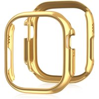 For Apple Watch Ultra 3 49mm 46 42 45 41 40 44mm Plated Skeleton Cover Hard PC Bumper Case Frame for IWatch 11 10 9 876543 Case