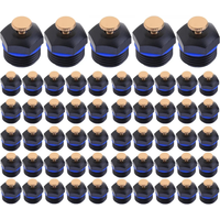10-50pcs 1/2 inch DN15 Thread Garden Sprinklers Plastic Lawn Watering Sprinkler Head Irrigation Agriculture Sprayers Nozzles Kit