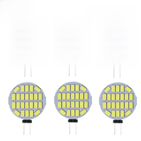 12V 24V AC G4 LED Lamps 3W RV Lighting Replaces 25W Halogen Bulb 350LM 24leds 5730smd No Flicker Range Hood Boat Light