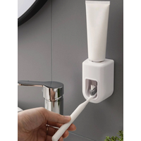 1PC Automatic Toothpaste Squeezer Bathroom Toilet Wall No Punching Quantitative Extrusion Simple Lazy Toothpaste Holder