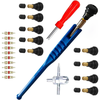 23Pcs TR412 Car Accessories Multifunctional Tire Repair Install Tool Tyre Valve Removal Tool for Car Truck Motorcycle Bike