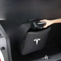 Car Charging Cable Storage Bag Carry Charger Container Storage For Tesla Model 3 Y S X 2021 Roadster Cybertruck Juguete