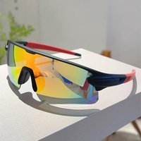 AliExpress KAMMPT Y2k Sports Goggle Men 2025 New Semi Rimless Mirror Outdoor Cycling Sunglasses Wrapped Round Windproof Shades for Fishing