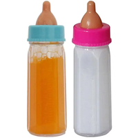 Magic Milk Bottle Baby Dolls Liquid Disappearing Juice Milk Feeding Bottle Toy Reborn Bottle Prop Accessories Children Gift Toy