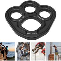 Rigging Plate 3 Holes Space Aluminum 50KN Weight Bearing Uniform Force Climbing Equipment for Outdoor 3 Hole Force Rigging Plate