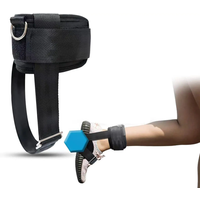1Pc Dumbbell Ankle Strap Adjustable Ankle Weights for Glute Leg Workouts Cable Machine Attachments Gym Home Exercise Equipment
