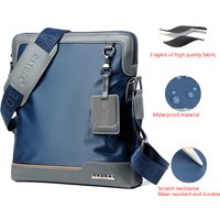 Fashion high quality PU Large Capacity Men Shoulder Bag Wear-resistant and Durable Spacious Shoulder Strap Crossbody Bag