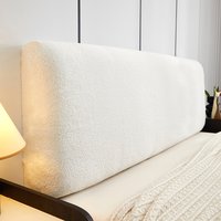 Universal High Elasticity Bedhead Protective Cover Dirt-Proof All-Season Easy Install Soft Fabric Bed Protector
