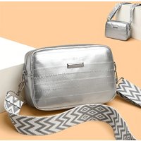 Women PU Single Shoulder Crossbody Bag Detachable Strap No Inner Compartments Carry Phone Lipstick Coins Small Perfume Daily