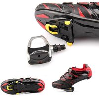 AliExpress NONE Bike Cleats Self-locking Cycling Pedals Cleat Set Lightweight Platform Pedals 3 Bearings Pedals Indoor Cycling & Road Bike