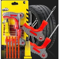 AliExpress SHIDWJ Car Bike Truck Motorcycle Tire Repair Kit Studding Tool Set Tubeless Tyre Puncture Plug Patch Strip Glue Garage Tool Accessories