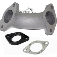 AliExpress NONE Dirt Bike Carburetor Intake Manifold Pipe Motocross High Quality Aluminum For 110cc-160cc Engine Lifan VM22 PZ19 PZ26 YX125