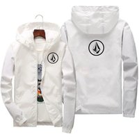 AliExpress VOLCOM men's Spring and autumn outdoor high-quality sun-protective jacket, men's sports mountain bike hood jacket, fashionable a