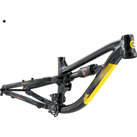 AliExpress NONE Aluminum Alloy 6069 Full Suspension Bicycle Frame with DNM Rear Shock For Child AM DH MTB Soft Tail Bikes