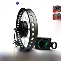 AliExpress LITTLE TT Electric Fat Bike Kit 72V 3000W 4.0 Tyre Rear Cassette Brushless Hub Motor Wheel 20/24/26inch For Snow Ebike Conversion Kit