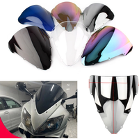 Motorcycle Double Bubble Windshield Deflector Protector Wind Screen For Honda CBR 600 F4I CBR600 2001-2004 2005 2006 2007 2008