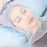100pcs Disposable Spa Face Gauze Mask Paper Sheet Beauty Salon Special Gauze Block Pre-Cut Facial Sheet Skin Fiber Paper