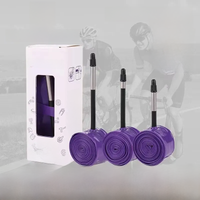 AliExpress OFFBONDAGE 2PCS Ultralight 39g Bike Inner Tube 700CC Road Bicycle TPU Material Tire 65mm Length French Valve Bicycle Accessory