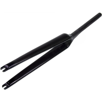 AliExpress NONE Newest 700C 25.4mm Racing Road bicycle gloss matt 3K UD full carbon fibre fork Track Fixed Gear bike front fork carbon hard fork