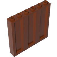 Gobricks MOC 10PCS 23405 Panel Bricks 1x6x5 Parts Vertical Corrugated Technical Building Block Bundle Parts Assembly Creative
