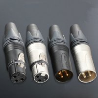 100pcs NEUTRIK XLR Connectors 50pcsNC3MXX and 50pcS NC3FXX 3-pin Male and Female set of connectors
