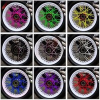 AliExpress NONE 72PCS Motorcycle Dirt Bike Spoke Skins Covers Spoked Protector Wraps Wheel Rim Guard For Motocross Bicycle Bike Cool Accessories