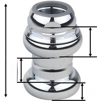 AliExpress TOOPRE Threaded Bicycle Headset Fixed Gear Racing Bike Headset Bearing 22.2mmx30x27mm Aluminum Alloy For Front Fork Inner Dia 22.2mm