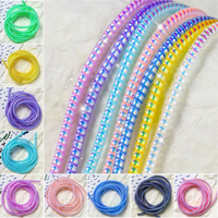 【Fast Ship】140CM/55 Inches Wire Cord Cable Protector Gradient Spiral Cable Winder For Charging Cable/Earphone Cord