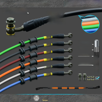 AliExpress POWERZONE Motorcycle Dirt Bike Braided Steel Hydraulic Reinforce Brake line Clutch Oil Hose Tube 500 To 2400mm Universal Fit Racing MX