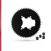 AliExpress PASS QUEST R8100 110BCD (4-bolt AERO) Completely closed Round Narrow Wide Chainring
