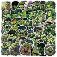 AliExpress 10/30/50pcs Cool Disney Marvel Super Hero Hulk Waterproof Stickers Anime Decals Laptop Car Phone Bike Cartoon Sticker Kids Toys