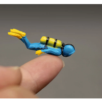 Miniature Oceans Scene Model Figurine Underwater World Sea Explore Divers Oceans Decoration Action Figures Toys 3D