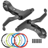 AliExpress VXM 1 Pair MTB Brake Handle With Cable Line Set Mountain Bike Cycling Brake Levers V/Disc Bicycle Brake Lever