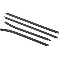 4PCS Window Moulding Trims Rubber 68161 0K010 Replacement for Toyota Hilux SR5 VIGO MK6 PICKUP 2005 to 2015