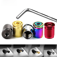 AliExpress TQQTQQ 1Set Sport Tire Valve Stem Cap Zinc Alloy Anti-theft Tire Wheel Stem Air Valve Caps for Cars, SUVs, Bicycle, Trucks, Motorcycles