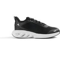 Adidas ALL DAY POWER E Breathable Black Mesh Running Shoes with Enhanced Cushioning Design
